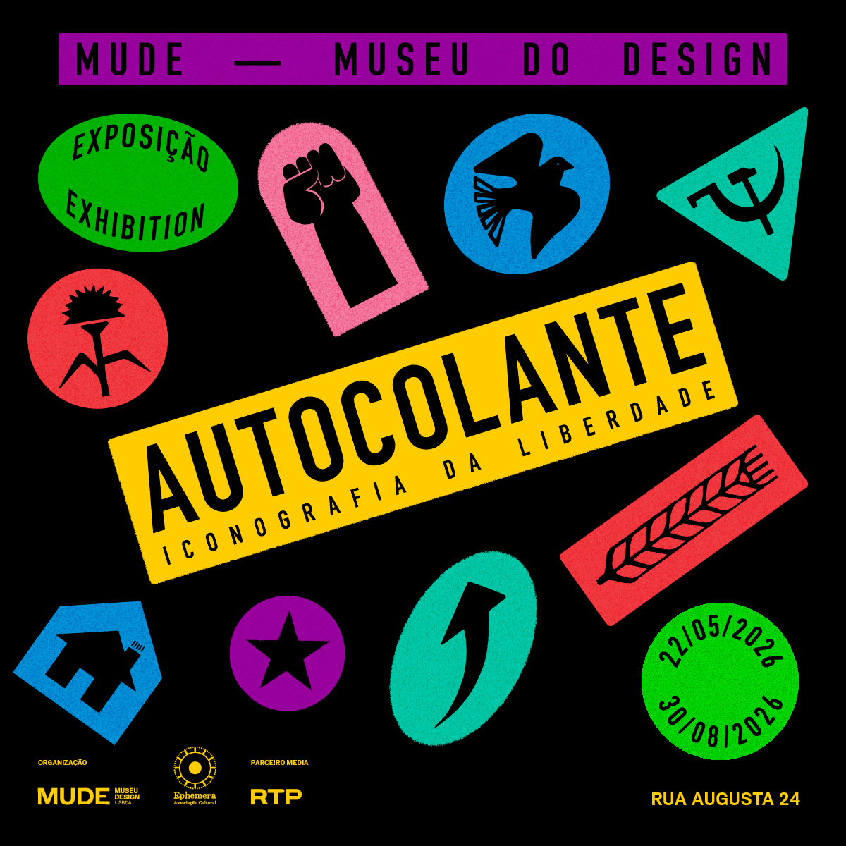 Autocolante. Iconografia da Liberdade.